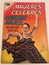 MUJERES CÉLEBRES #71 CARMEN AMAYA : Novaro 1967 VG/FN; Spanish, Fame Women dance picture