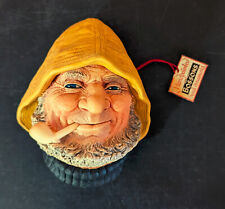 Bossons chalkware head Old Salt 1971 vintage collectible made in UK/England made picture