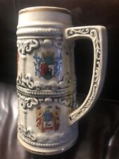 German Vintage Authentic 8” Tall Beer Stein picture