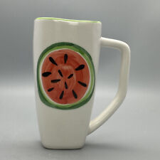 Vietri  Mug  Hand-painted Watermelon Coffee Cup  Made In Italy Tea Cup picture
