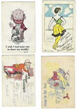 Group of 4 Early 1900's Comic Post Cards   picture