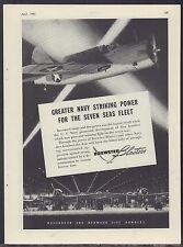 1944 WWII BREWSTER Buccaneer & Bermuda Dive Bomber WW II WW2 War Plane AD picture