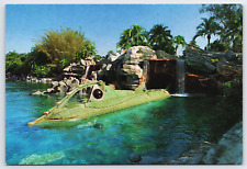 Nautilus Submarine 20,000 Leagues Under the Sea Disney World FL 6x4 Postcard B15 picture