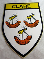 Clare Irish County Crest Ireland Decal Sticker Shield  Badge Ireland picture