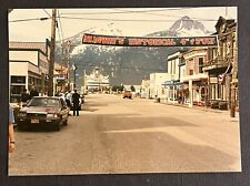 FOUND VINTAGE PHOTO PICTURE Street View Of Skagway Alaska￼ picture
