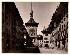 Switzerland, Bern, Zytglogge Vintage Print, Photomechanical 22.5x28.5 Circa 1 picture