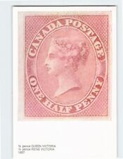 Postcard Half pence Queen Victoria, Canada picture
