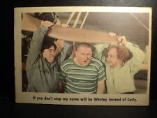 1959 Fleer #39- Three Stooges Card 3 Stooges no creases picture