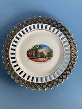 Scarce Waltham Watch Company Massachusetts Souvenir Germany Plate Titled NOON picture