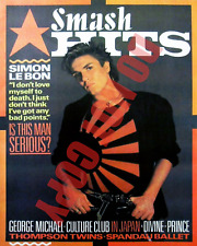 Circa 1984 Smash Hits Magazine Cover Simon Le Bon Duran Duran Tour 8x10 Photo picture