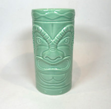 Bacardi Anejo Rum Mint Green Tiki Mug 2019 - Ceramic - Warrior Totem - UNUSED picture