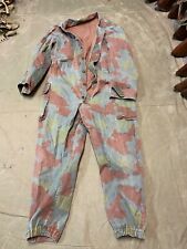 WWII GERMAN WAFFEN ITALIAN CAMO COMBAT FIELD SUIT OVERALLS-LARGE 34-36 WAIST, 44 picture