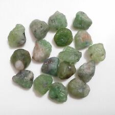 Fabulous Earth Mind Tsavorite Green Garnet 17 Piece Size 10-13 MM Rough Gemstone picture