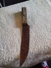 * ANTIQUE * NATIVE AMERICAN INDIAN PIONEER TRADE FIGHTING KNIFE picture