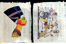 Wholesale of 2 High Quality Egyptian Papyrus Paper Original Hand Painted 30*40cm picture