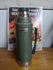 Vintage 1999 (A) Stanley Thermos (Aladdin) A-944DH Steel - 1 Qt. w/ Lid - No Cup picture