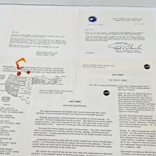 NASA Information Request Response Letters and Fact Sheets 1966 Kennedy Center picture