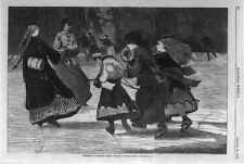 Photo:Young women ice skating, Harper's Weekly,(1868 Jan. 25) picture