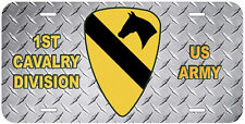 1st Cavalry Division US Army Aluminum Novelty Car License Plate picture