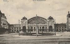 Vintage German Postcard Nueur Bundesbahnhof Posted/Postmarked in Germany 1909 picture