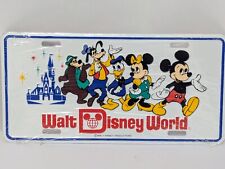 Vintage Walt Disney World Magic Kingdom License Plate Mickey & Friends Pre-Owned picture