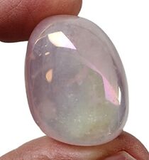 Quartz Crystal Angel Aura Polished Stone Brazil 16.7 grams picture