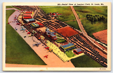 Original Old Vintage Antique Postcard Lambert Field Airport St. Louis Missouri picture