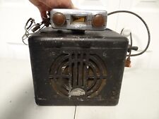 1930s Vtg Chevrolet Antique Deco Tube Car Radio & Head Tuning Unit Parts Restore picture