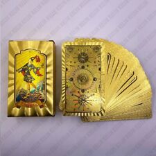 Gold Foil Waite Tarot Card Book for Beginners decks Board playing cards for Game picture