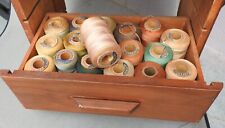 18 Spools of SAFEWAY Industrial Mercantile No. 00 Thread Woven Braided AS-IS picture