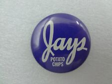 Jay's Potatoe Chips - Vintage Button Pinback picture
