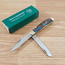 Hen & Rooster Trapper Star Pocket Knife Stainless Steel Blades Resin Handle picture