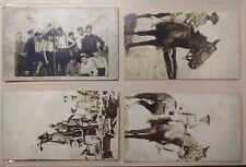 Mexican American Border Wars - Postcards Lot (4) - 1910s - US Army, Camp, RPPC picture