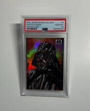 Darth Vader 2021 Topps Chrome Star Wars Galaxy Refractor Card #9 PSA 10 GEM MINT picture