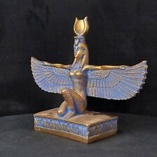 Unique Pharonic Statue Goddess Winged Isis Rare Ancient Egyptian Antiquities BC picture
