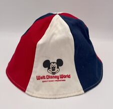 Vintage 70s Walt Disney World Mickey Mouse Floppy Bucket Beanie Hat Beat Boys picture
