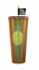 SBUX Gold Studded Cold Cup Tumbler - 24oz Honeycomb Brand New Never Used picture