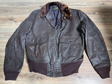 MINTY 1950's Scarce Size 44 USN G-1 FLIGHT JACKET L.W. FOSTER 7823 (AER) AS-IS picture