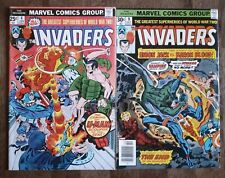 The Invaders Marvel Comics No. 4 and 9 1975/76 picture