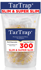 TarTrap Slim & Super Slim Disposable Cigarette Filters Bulk Pack (300 Filters) picture