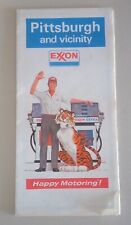 Vintage 1973 Pittsburgh  Road Map – Exxon Happy Motoring  picture