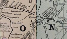 Antique 1894 ARIZONA TERRITORY Map 11