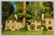 Vikingsholm Emerald Bay State Park Lake Tahoe California Vintage Unposted Linen picture
