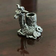 Vintage Comstock Pewter figurine Birthday candle holder - Giraffe picture