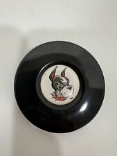 Vintage Boston University Rhett the Terrier Black Ceramic Paperweight 2 3/4