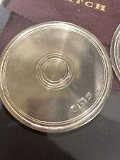 MATCH Pair (2) Coasters Pewter- Made In Italy -New picture