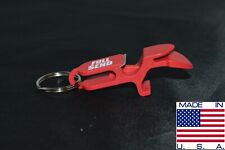FULL SEND SHOTGUN KEY CHAIN | Beer Bong for Cans | MADE IN USA (RED) picture