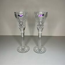 Beautiful Waterford Crystal Marquis “Canterbury” 8.5” Candlestick holders picture