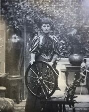 1901 Vintage Magazine Illustration Queen Alexandra of England picture