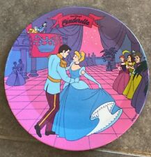 Vintage Disney Cinderella Melamine Child's Plate 8” picture